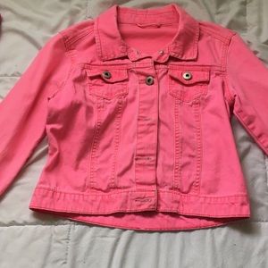 Pink Jean jacket kids